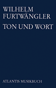 Product Cover for Furtwaengler Ton Und Wort 1918  Schott  by Hal Leonard