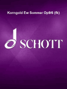 Korngold Ew Sommer Op9/6 (fk)