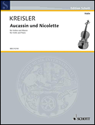 Cover for Aucassin and Nicolette : Schott by Hal Leonard