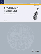 Cover for Shchedrin Hamlet Ballad;4celli : Schott by Hal Leonard