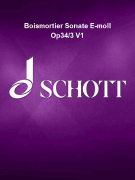 Boismortier Sonate E-moll Op34/3 V1