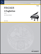 Product Cover for Fricker Four Fuguettas 2pft  Schott  by Hal Leonard