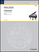 Product Cover for Fricker Concerto 2 Pianos  Schott  by Hal Leonard