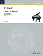 Product Cover for Salut d'Amour One Piano, Four Hands Schott  by Hal Leonard