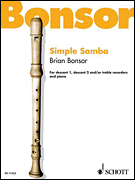 Product Cover for Simple Samba for 3 Recorders (SSA) and Piano Schott  by Hal Leonard