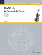 Cover for Dancla Ch Carnaval De Venise Op119 (fk) : Schott by Hal Leonard