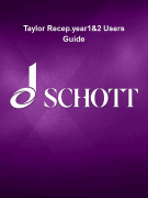 Taylor Recep.year1&2 Users Guide