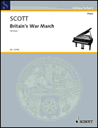 Cover for Scott Britains War March;pft. : Schott by Hal Leonard