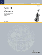 Product Cover for Scott Violin Concerto  Schott  by Hal Leonard