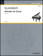 Melody of Gluck for Piano