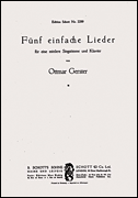 Product Cover for Gerster O Einfache Lieder5 (fk)  Schott  by Hal Leonard