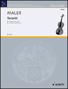 Cover for Maler Terzett 2v/va Parts : Schott by Hal Leonard