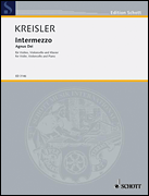 Cover for Kreisler F Intermezzo (fk) : Schott by Hal Leonard