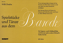 Product Cover for Draths(ed) Spielstucke & Tanze Barock  Schott  by Hal Leonard