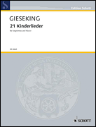 Product Cover for Gieseking W Kinderlieder21  Schott  by Hal Leonard
