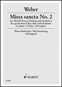 Product Cover for Weber Cm Missa Sancta Nr2 G-dur  Schott  by Hal Leonard