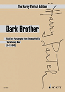 Cover for Dark Brother<br><br>Voice and Ensemble : Schott by Hal Leonard