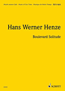 Product Cover for Henze Hw Boulevard Solitude (ep)  Schott  by Hal Leonard