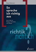 Product Cover for Heizmann K So Spreche Ich Richtig Aus  Schott  by Hal Leonard