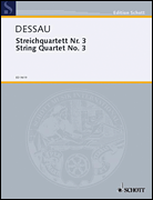 Cover for String Quartet No. 3 : Schott by Hal Leonard