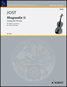 Cover for Rhapsodie II : Schott by Hal Leonard
