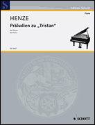 Cover for Präludien zu “Tristan” : Schott by Hal Leonard