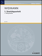 Cover for Widmann String Quart;sc.parts : Schott by Hal Leonard