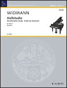 Product Cover for Widmann Hallstudie (Reverberation Study) for Piano Schott  by Hal Leonard