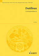 Product Cover for Correspondances  Schott  by Hal Leonard