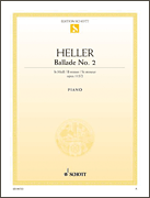 Cover for Ballade No. 2 in B minor Op. 115 No. 2 : Schott by Hal Leonard