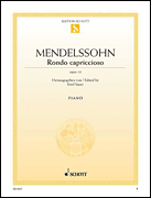 Cover for Capriccioso Op. 14 : Schott by Hal Leonard