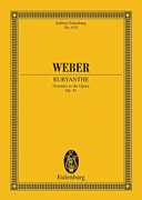 Product Cover for Weber Euryanthe Overture Op81  Schott  by Hal Leonard