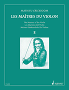Product Cover for Maitres du Violin Vol. 3 French Language Schott  by Hal Leonard