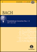 Brandenburg Concertos 1-3 BWV 1046/1047/1048 Eulenburg Audio+Score Series