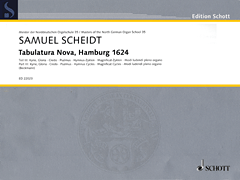 Tabulatura Nova, Hamburg 1624 – Part 3 Masters of the North German School for Organ Volume 35