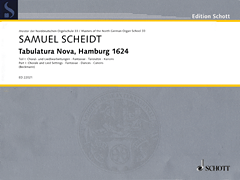 Tabulatura Nova, Hamburg 1624 – Part 1 Masters of the North German School for Organ Volume 33