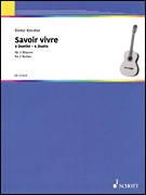 Savoir Vivre 6 Duets For 2 Guitars -Performance Score