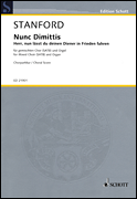 Nunc Dimittis, Op. 115 – Herr, nun lässt du deinen Diener in Frieden fahren SATB and Organ