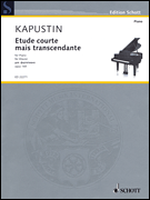Etude courte mais transcendante, Op. 149 Piano Solo
