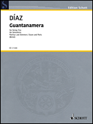 Guantanamera for String Trio Score and Parts