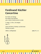Concertino G Major, Op. 11 for Violin and String Quartet (Score/ Parts)