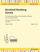Sonata in E Minor, Op. 38, No. 1 Cello and Piano or 3 Cellos, Level 3<br><br>Schott Student Edition Repertoire