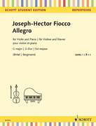 Allegro in G Major Violin and Piano – Schott Student Edition Level 3