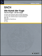 The Art of Fugue BWV 1080 Set of Parts Violin, Viola, Cello, Bassoon, Double Bass