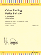 A Little Ballad for Violin and Piano<br><br>Schott Student Edition