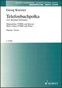 Telefonbuchpolka TTBB with Piano