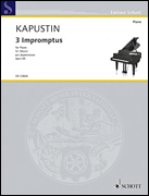 Cover for 3 Impromptus : Piano Solo by Hal Leonard