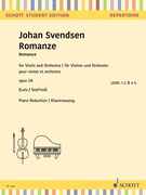 Romance, Op. 26 Schott Student Edition Violin and Piano Reduction
