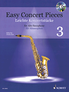 Easy Concert Pieces Book 3 17 Pieces from 6 Centuries<br><br>Alto Saxophone and Piano Book/ CD
