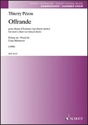 Cover for Offrande : Choral by Hal Leonard